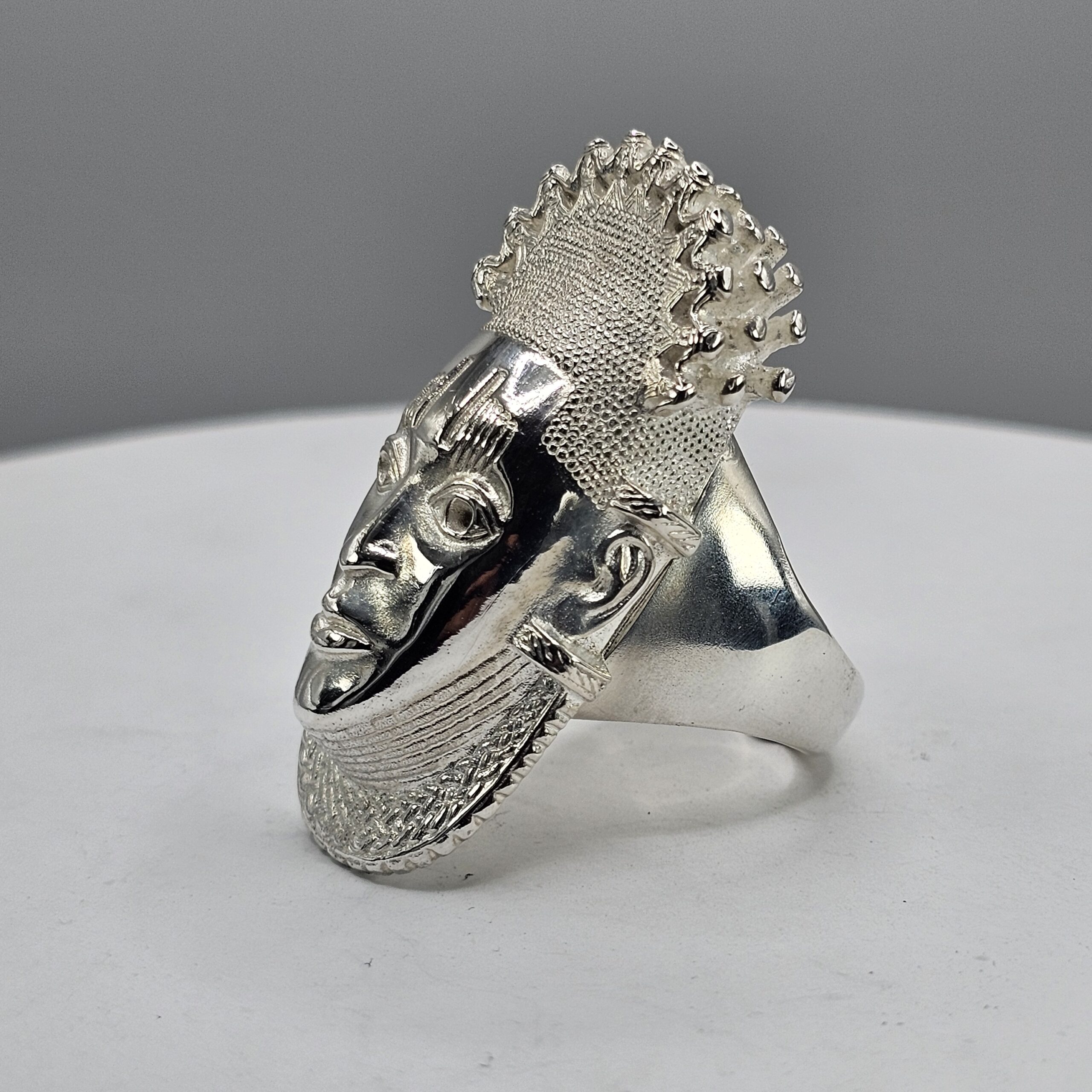 Benin Mask Ring - Image 3