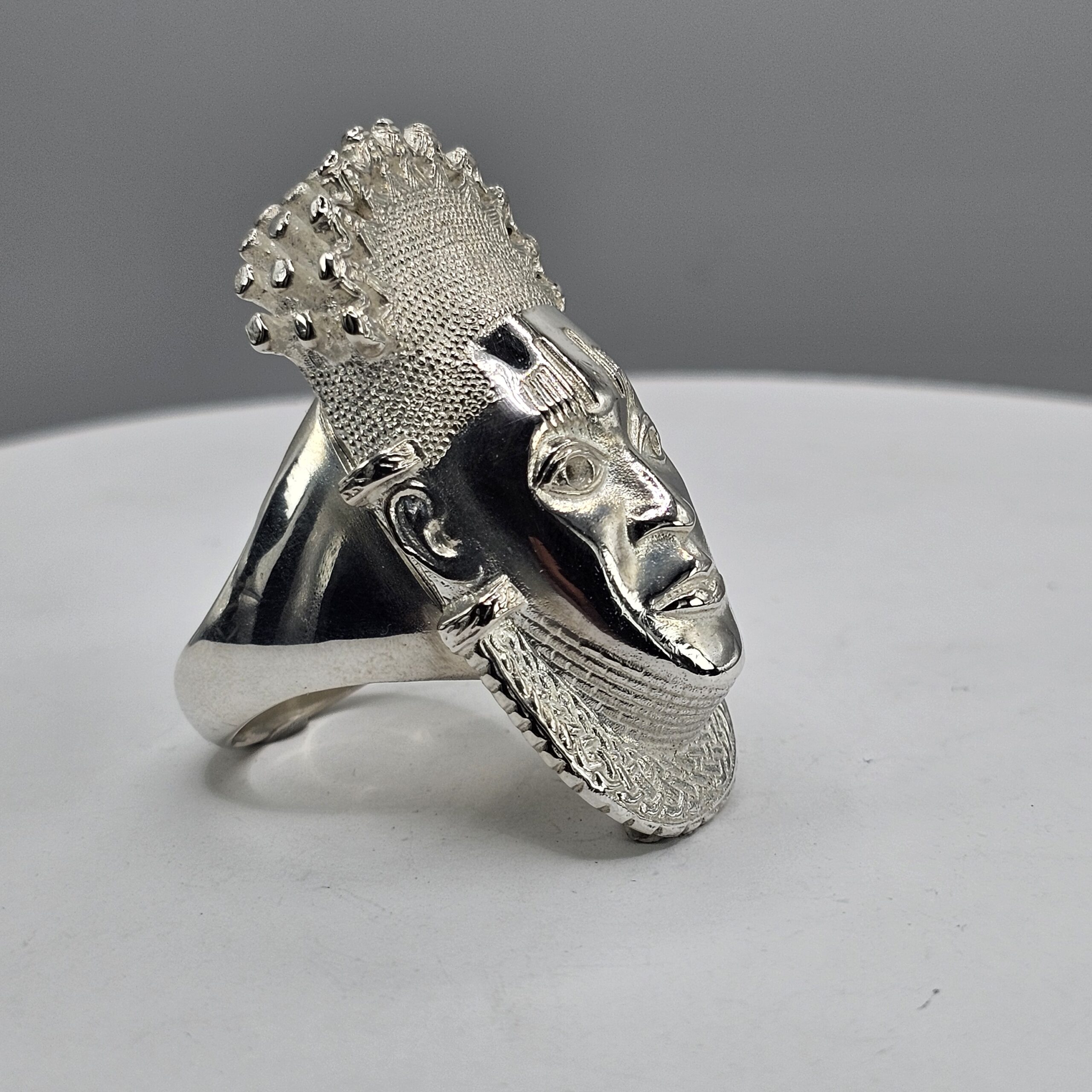 Benin Mask Ring - Image 10