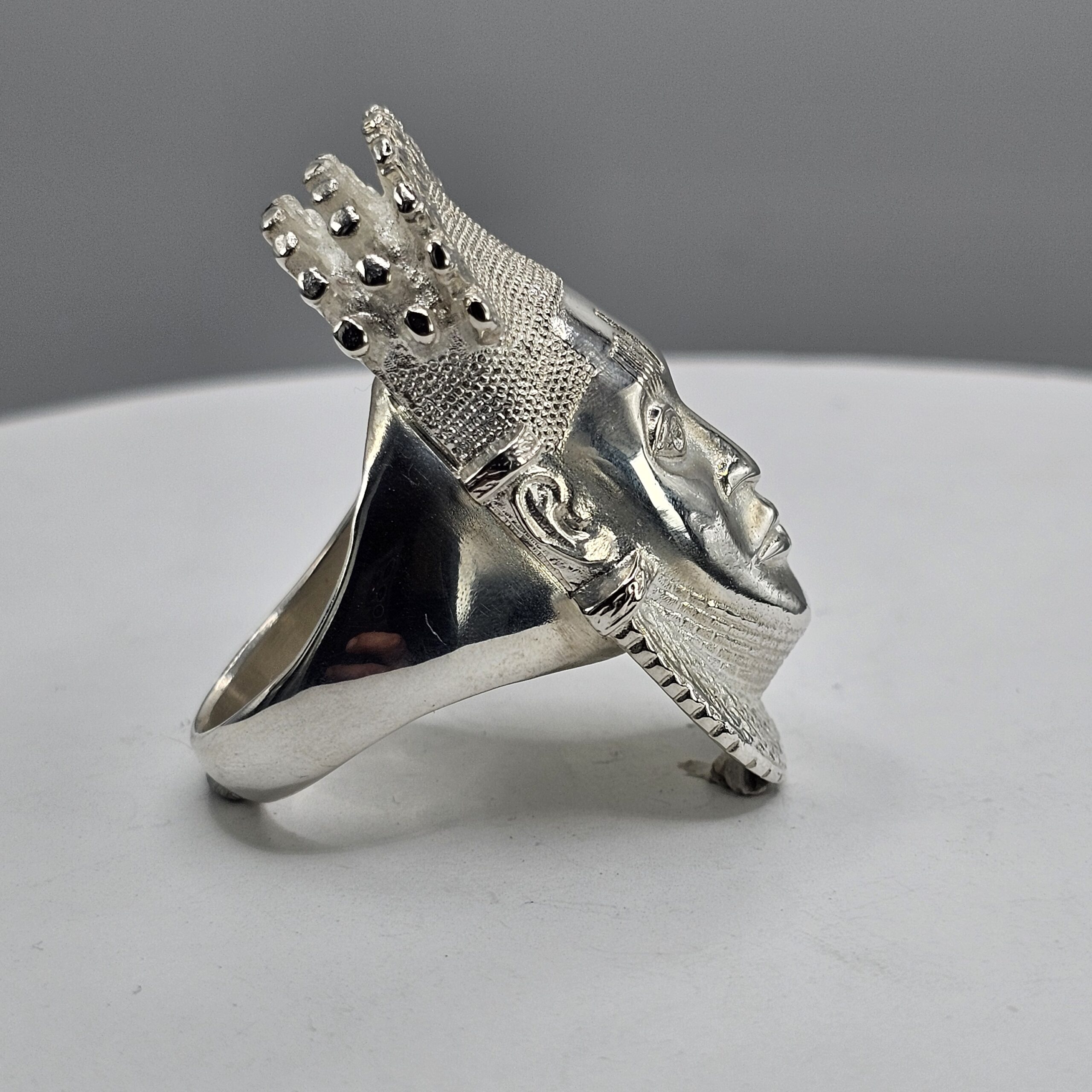 Benin Mask Ring - Image 9