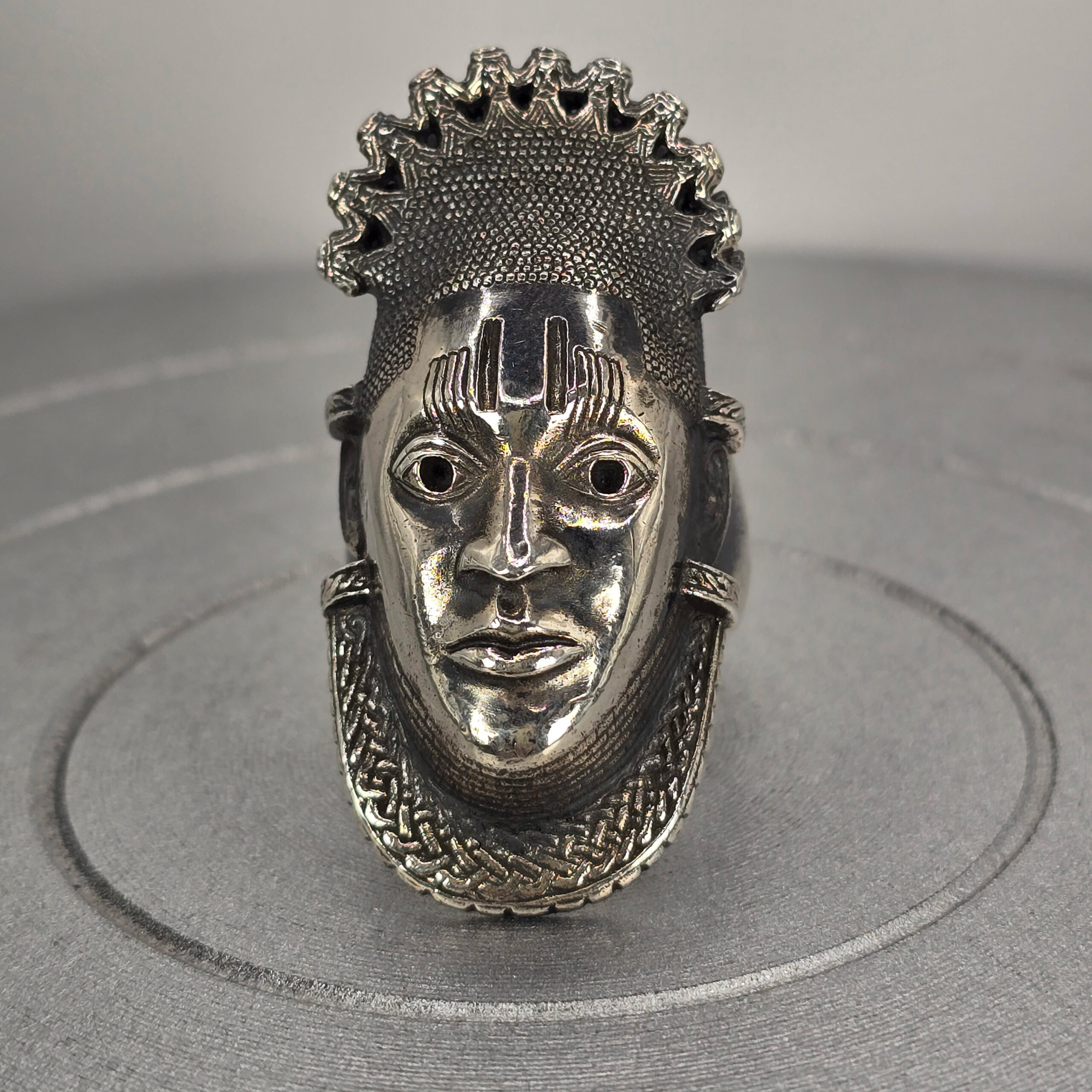 Benin Mask Ring - Image 7