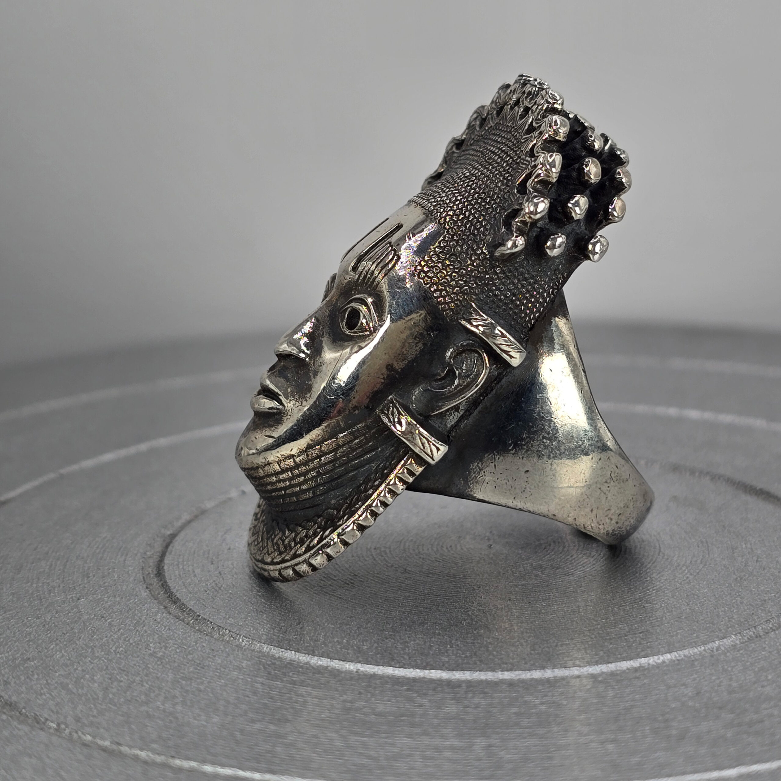 Benin Mask Ring - Image 6