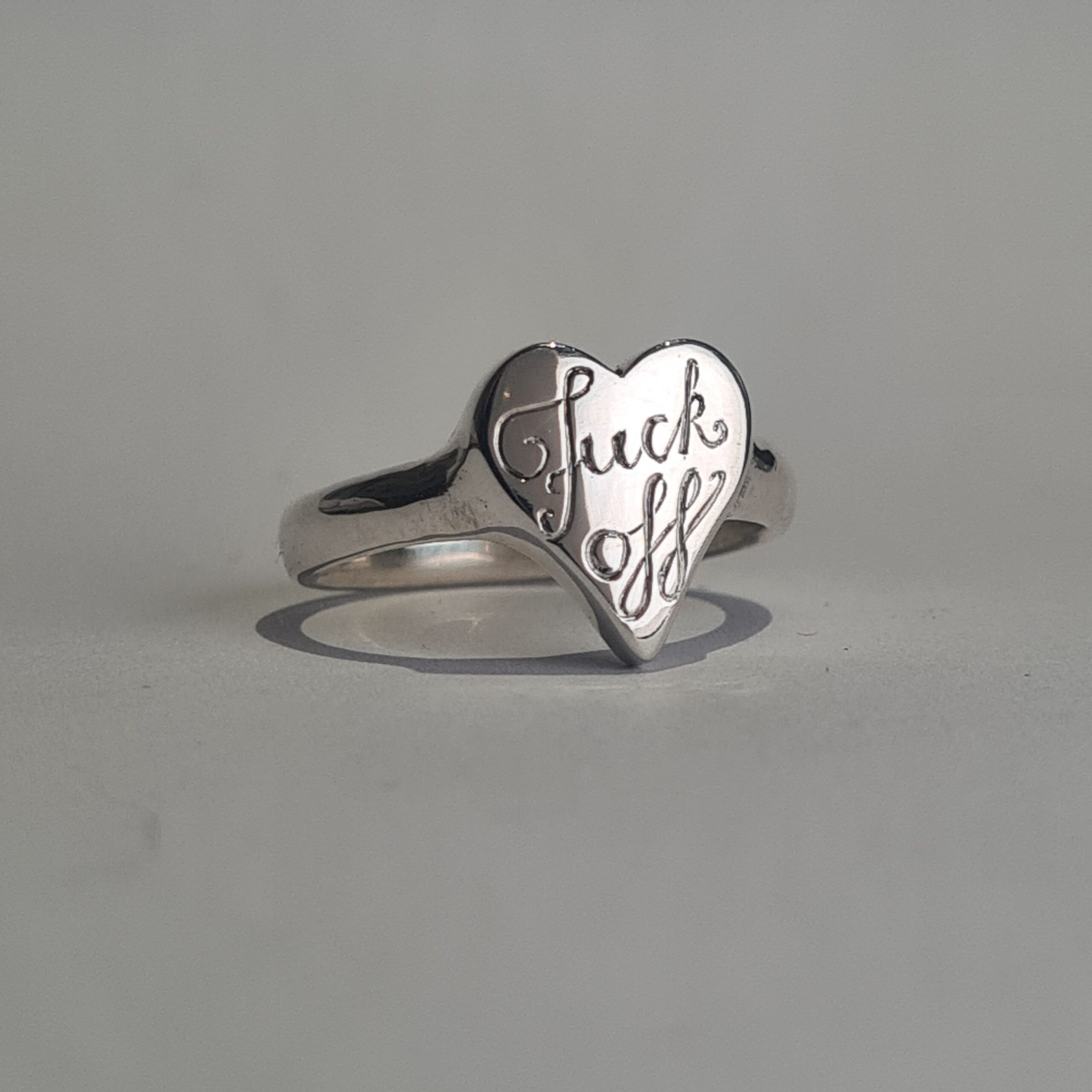 Heart Signet Ring - Image 4