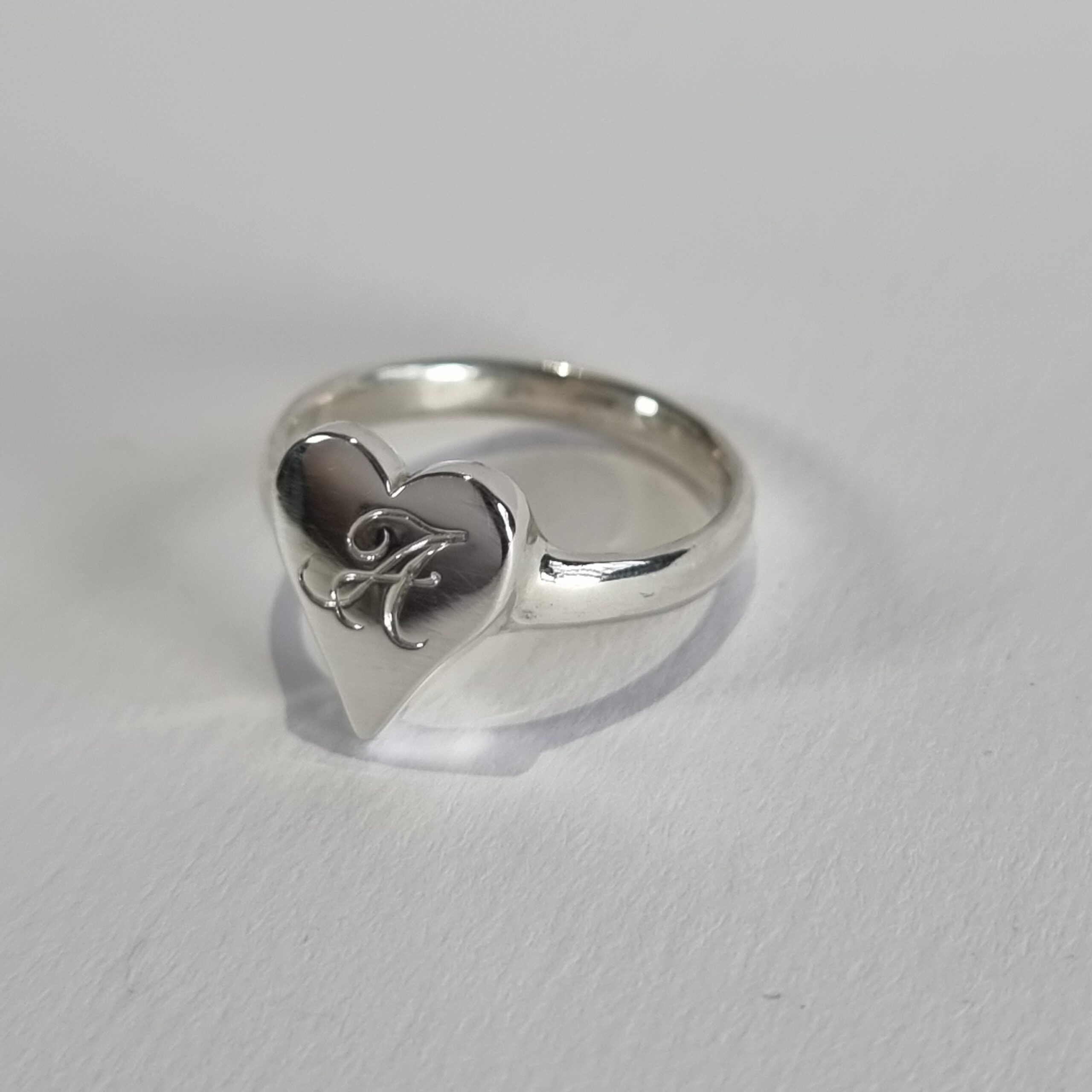 Heart Signet Ring - Image 5