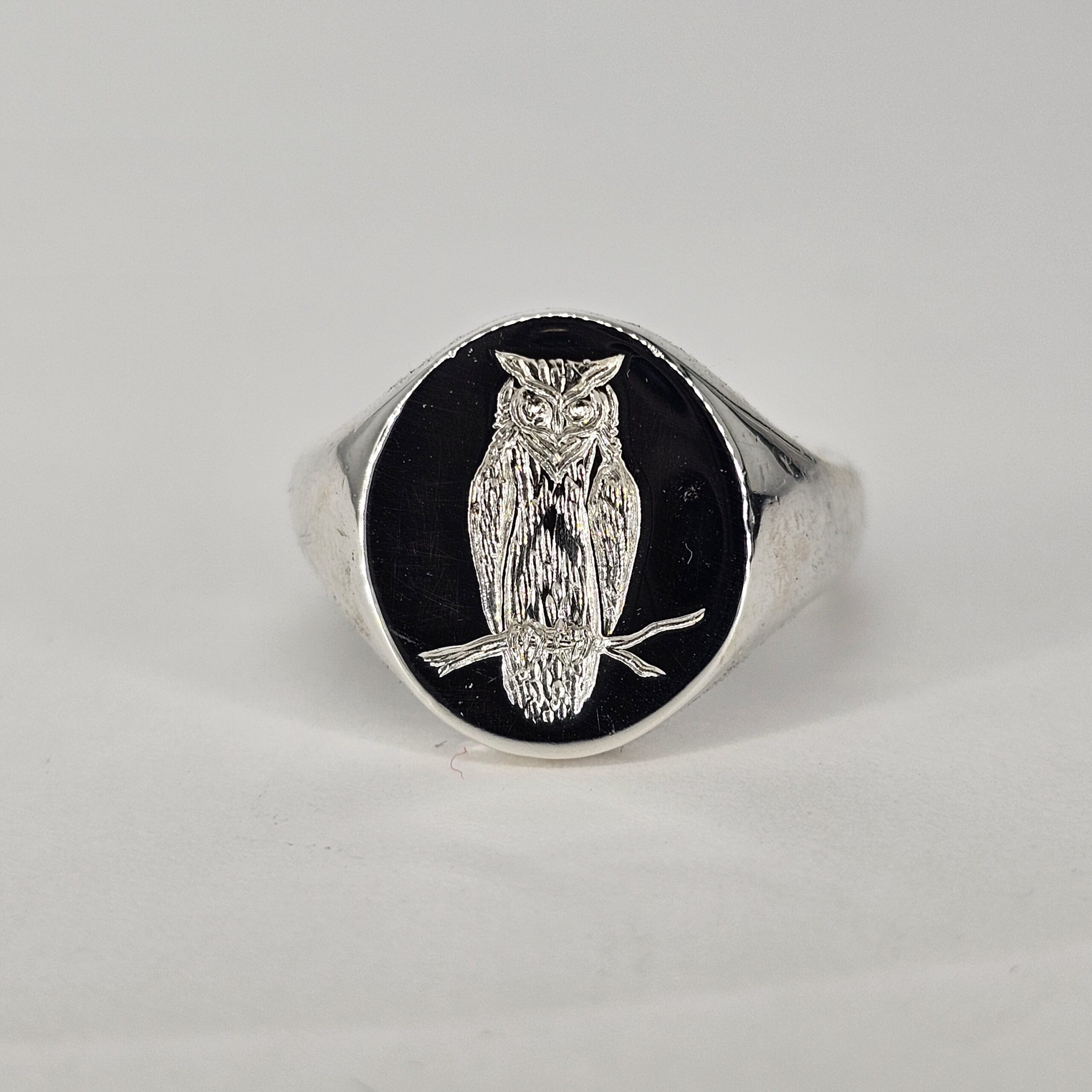 14mm Oval Signet Ring - Image 6