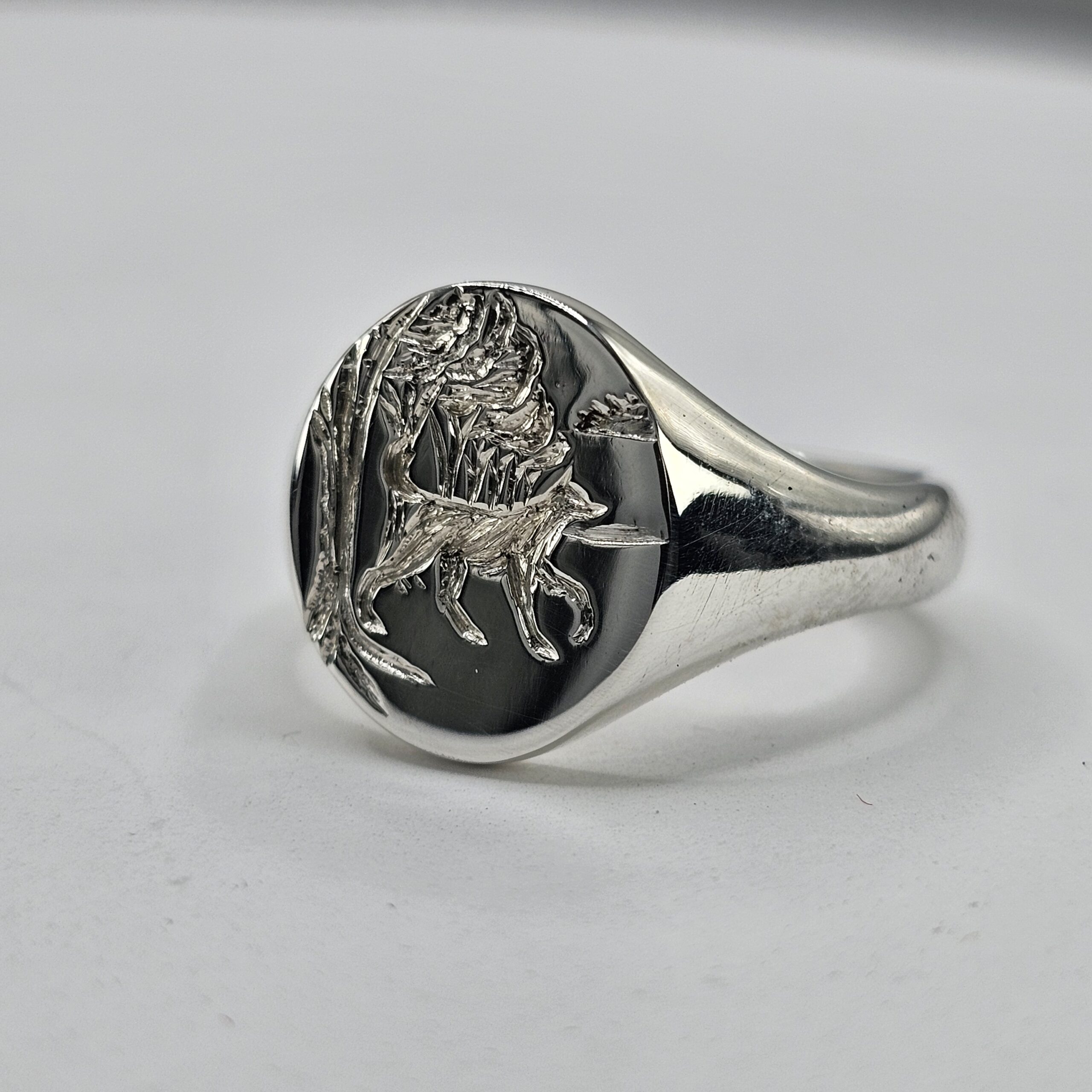 14mm Oval Signet Ring - Image 8