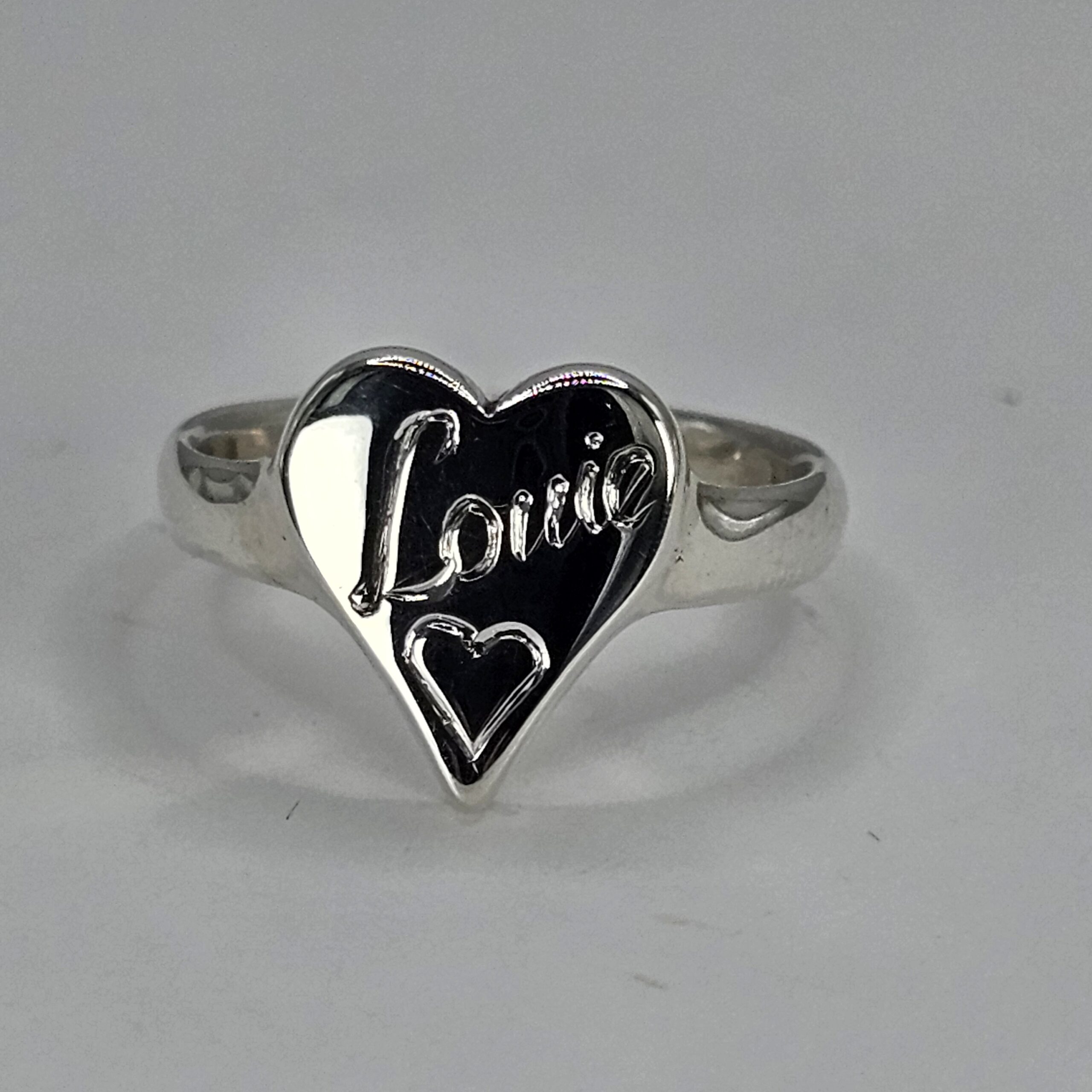 Heart Signet Ring - Image 8