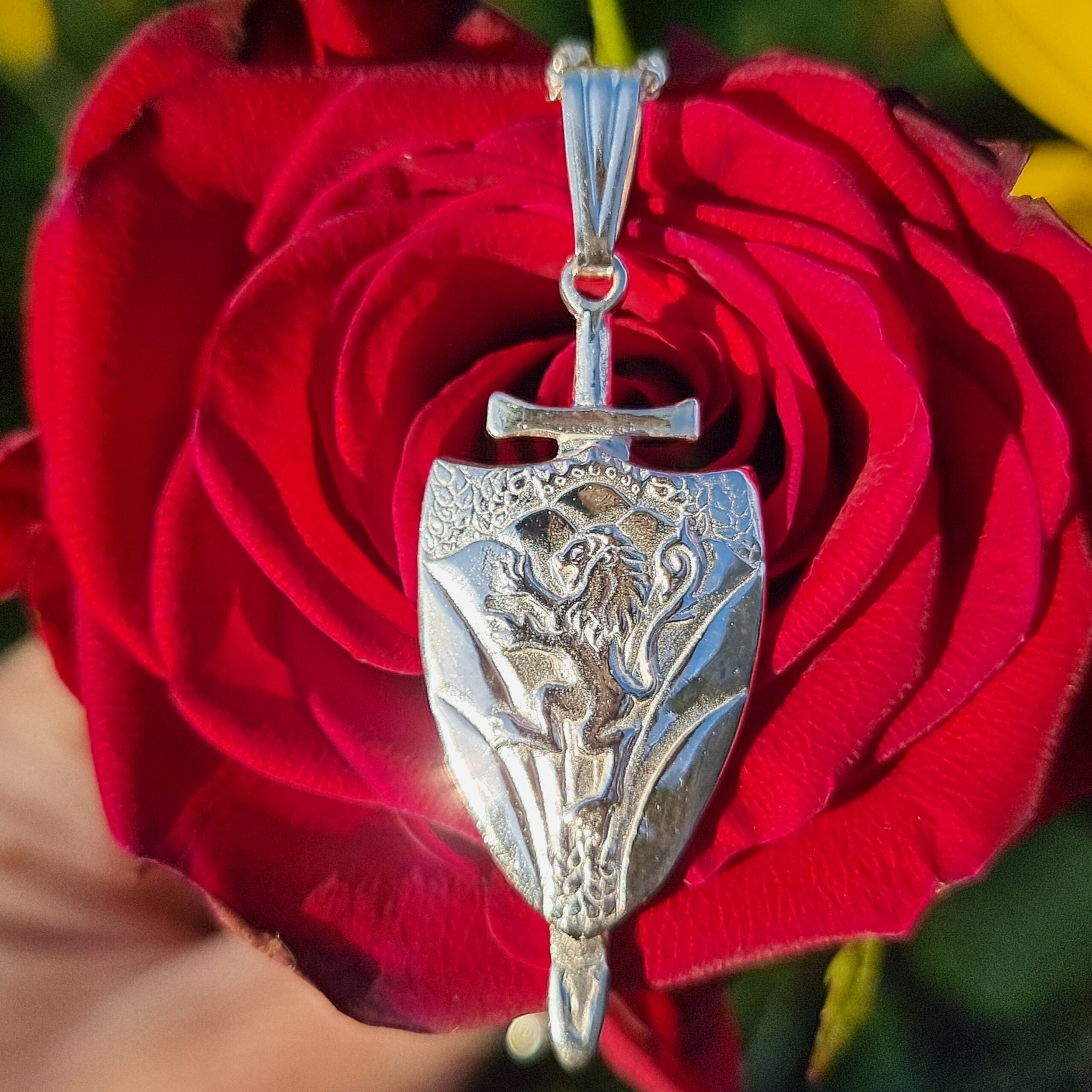 Shield & Sword Pendant - Image 2