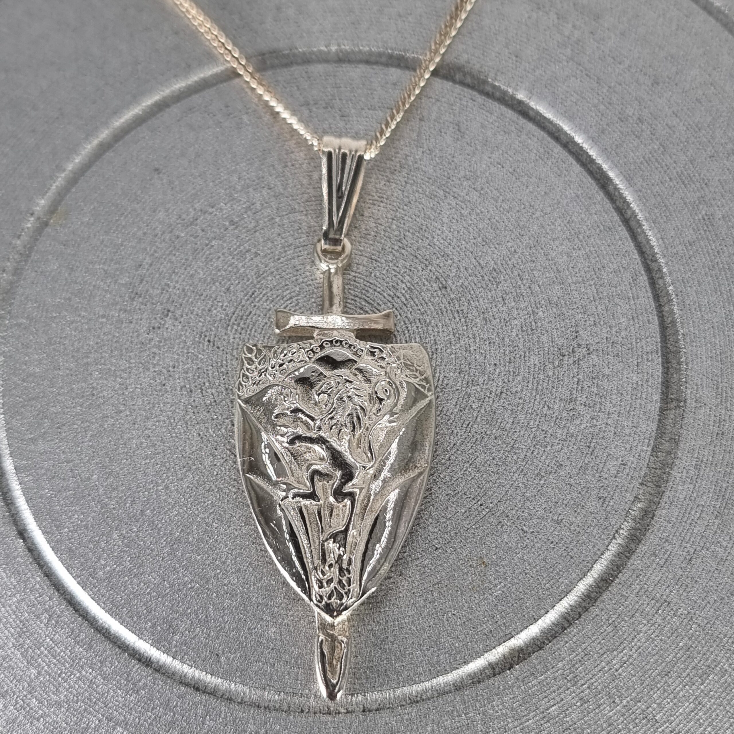 Shield & Sword Pendant
