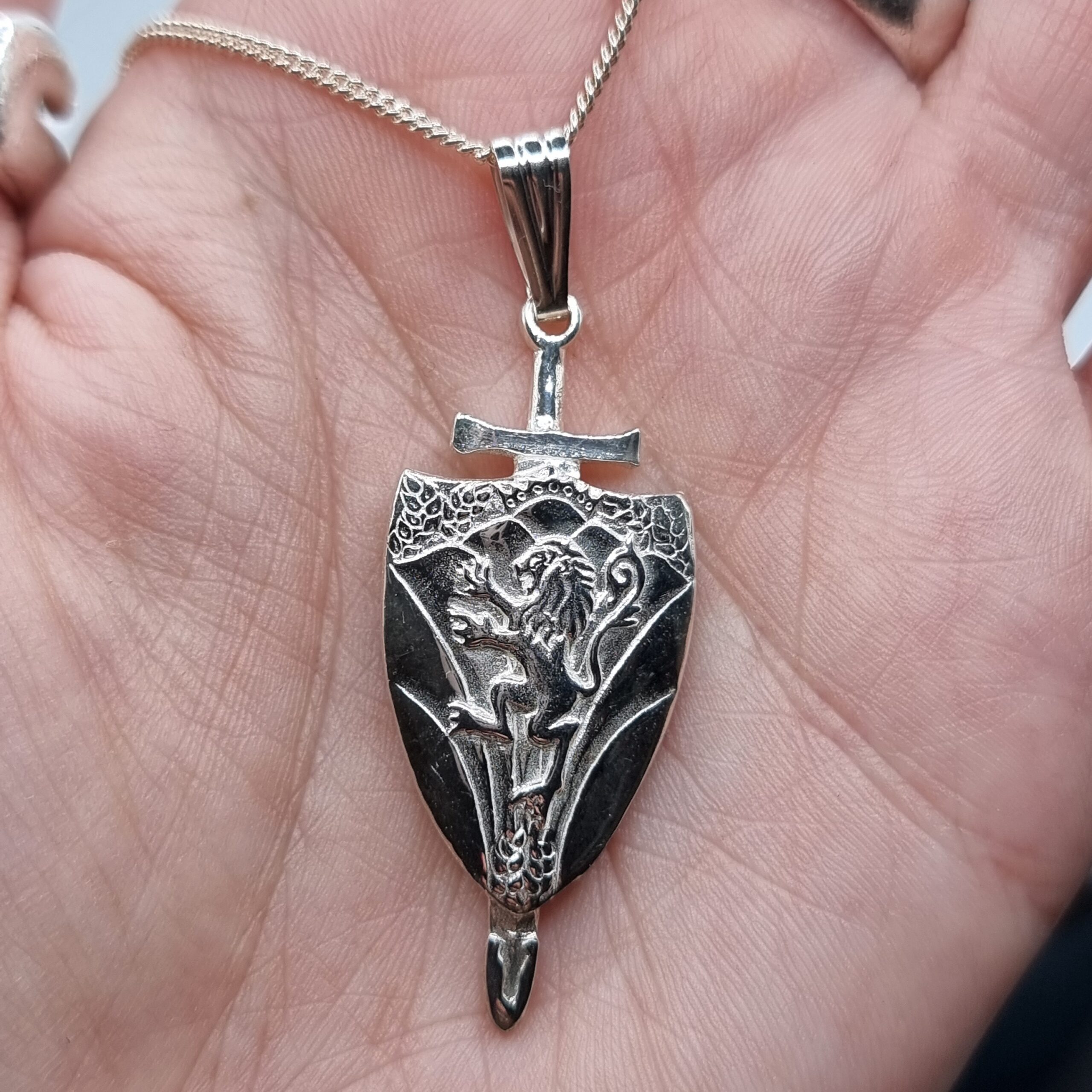 Shield & Sword Pendant - Image 3