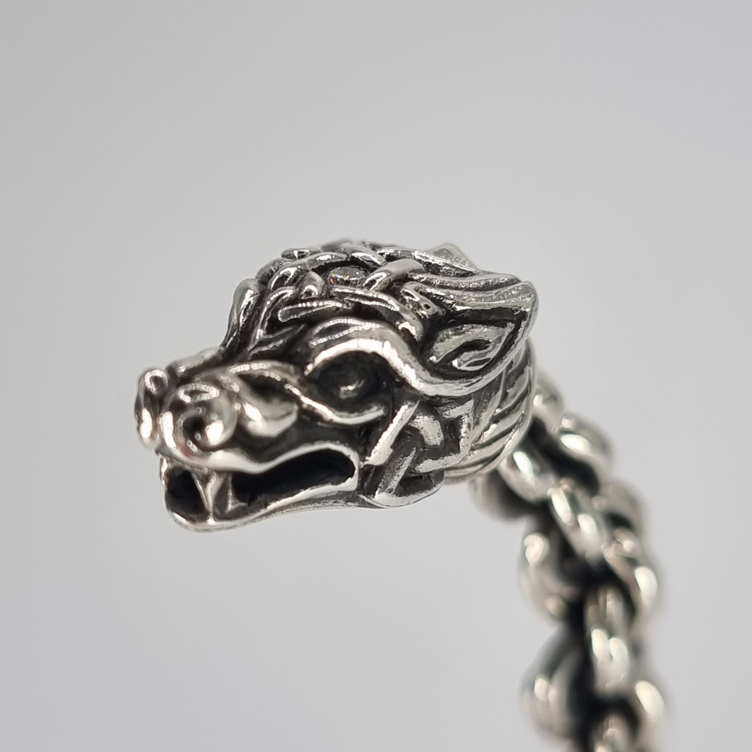 Twisted Wolf Bangle